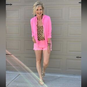 Pink Hudson Jean Shorts